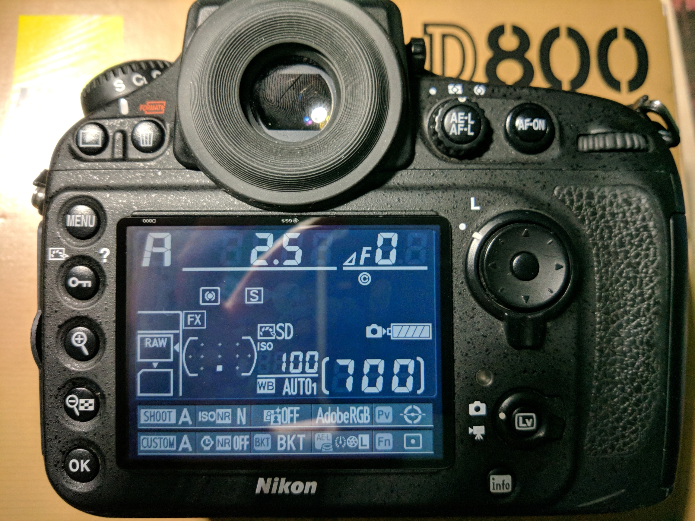 2nd hand Nikon D800 on sale