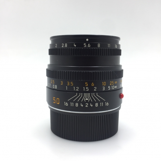 Leica 50mm f2 Summicron-M with built-in hood