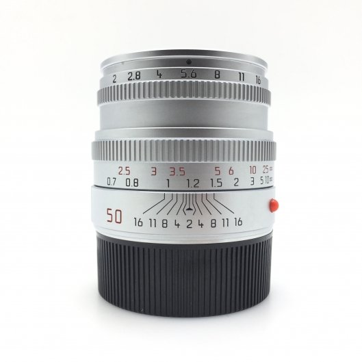 Leica 50mm f2 Summicron-M with built-in hood