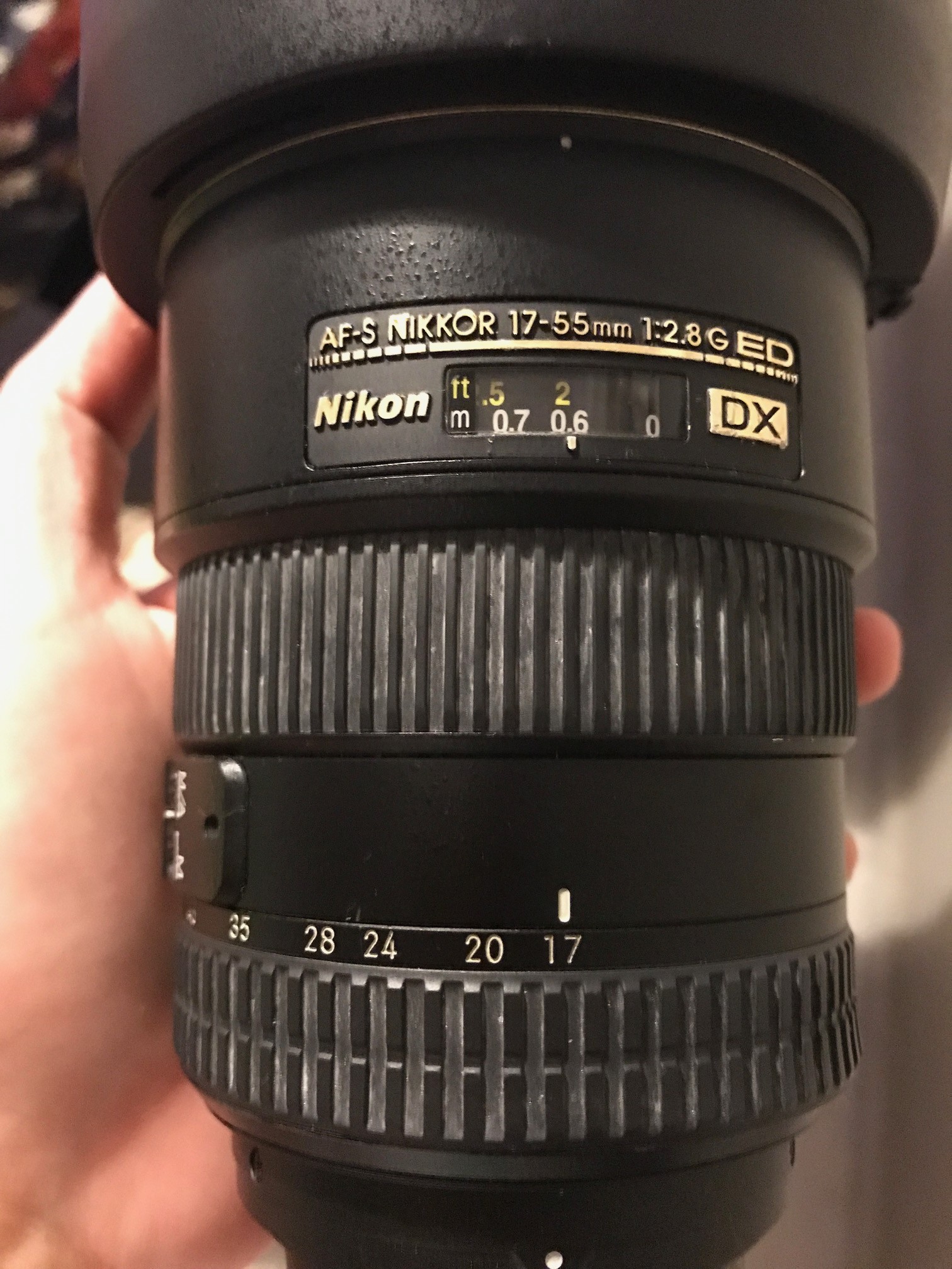 2nd hand Nikon 1755mm f2.8G EDIF AFS DX Nikkor on sale